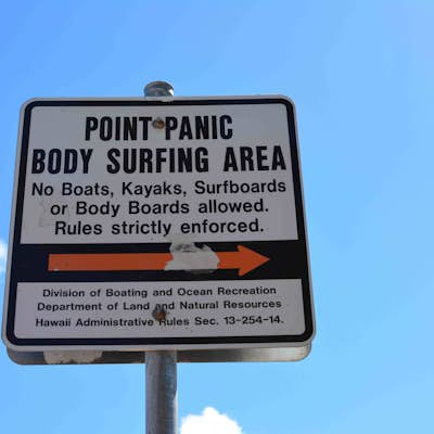Bodysurfing Point Panic