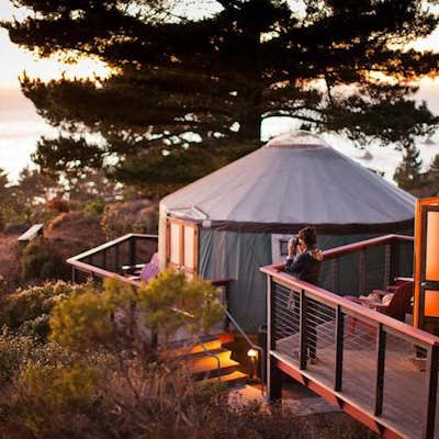 Luxurious Camping at Treebones Resort
