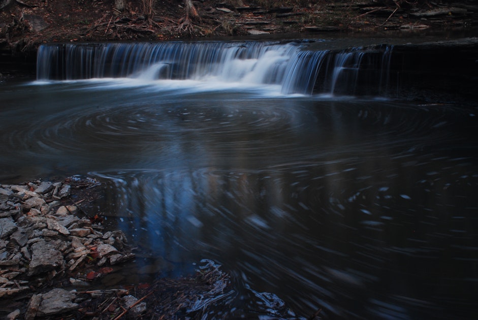 Hike to Horseshoe Falls, Flat Fork Ridge Recreation Area