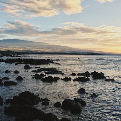 Catch a Sunset at Anaehoomalu Point