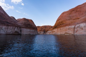 Boat Through Forbidding Canyon