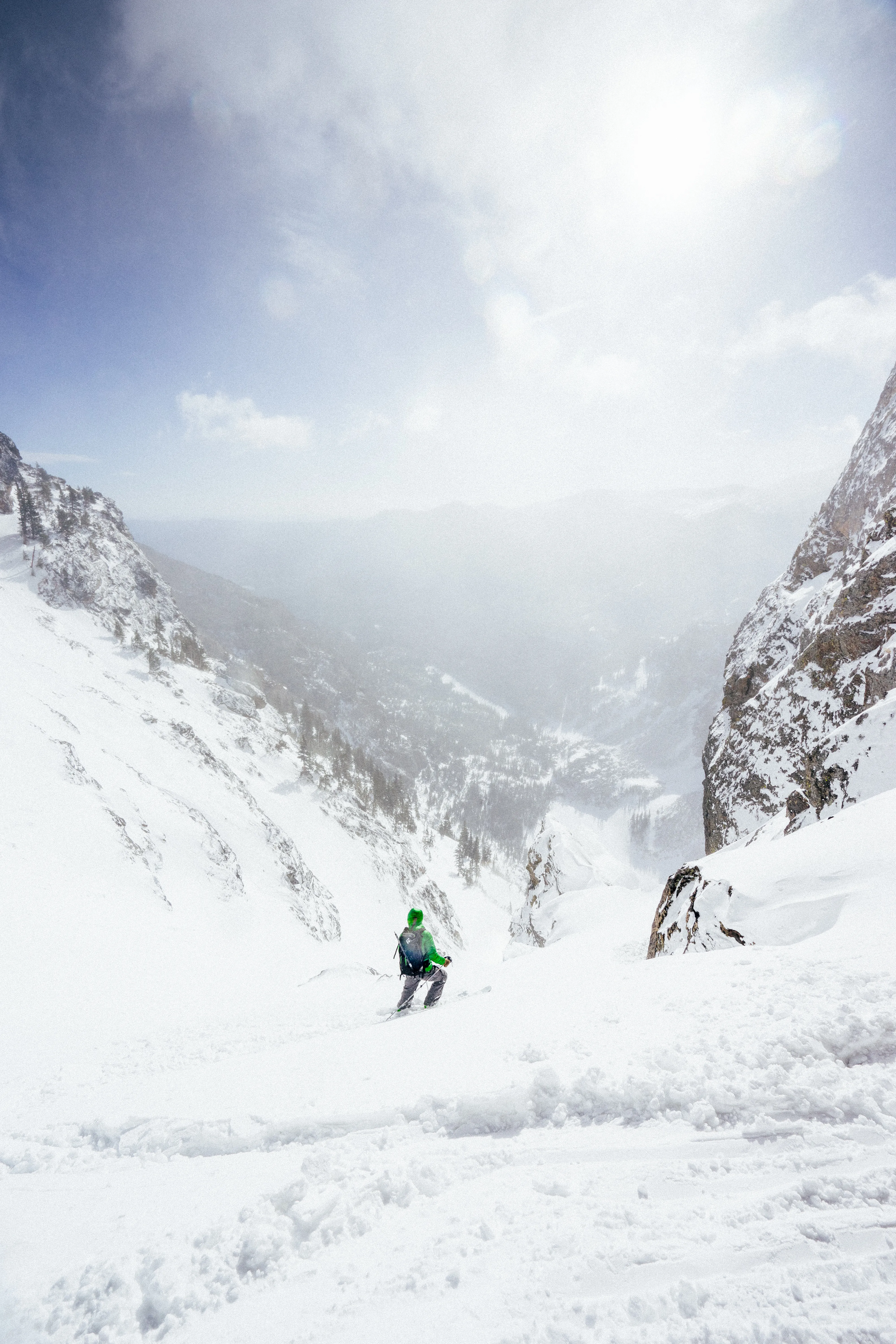 Dragon's Tail Couloir Climb