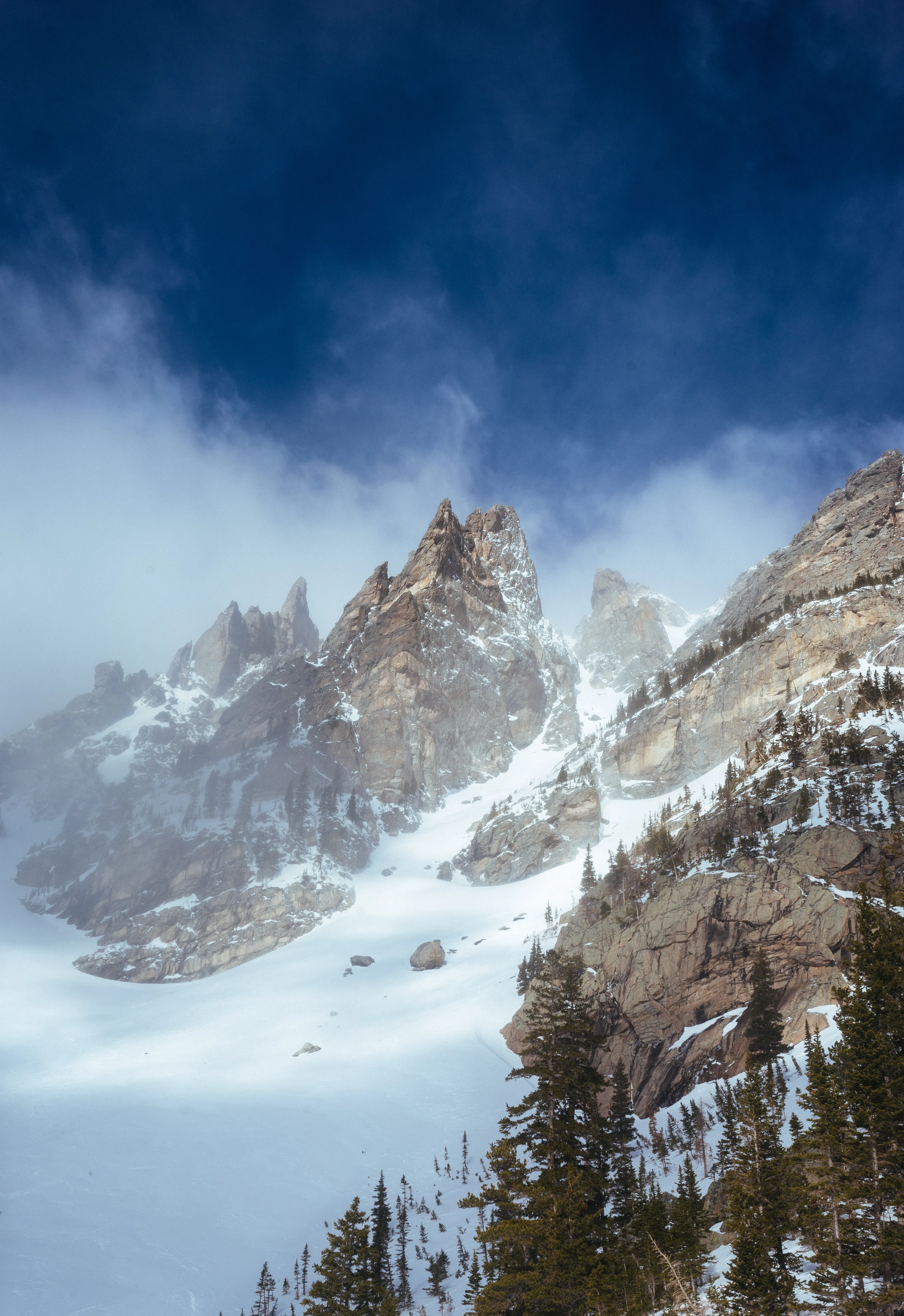Dragon's Tail Couloir Climb