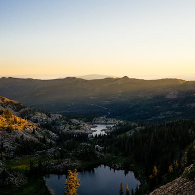 Backpack Lake Catherine and Bag Sunset Peak