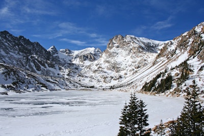 Snowshoe or Ski Lake Isabelle, Isabelle Glacier Trail