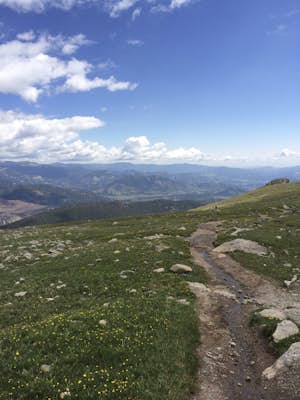 Flattop Mountain and Hallett Peak
