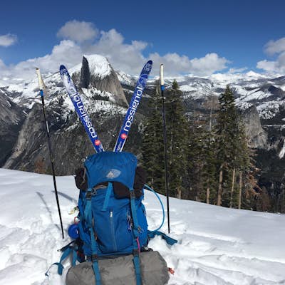 Nordic Ski and Snowshoe to Glacier Point