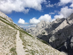 Hike Höllental Gorge to Lake Eibsee via Riffelscharte Peaks