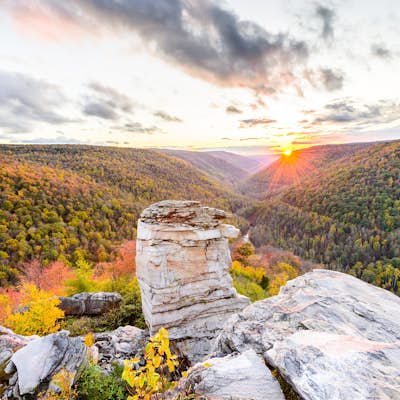 Hike to Lindy Point in Blackwater Falls State Park