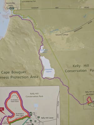 Hike from Hanson Bay to Kelly Hill Caves