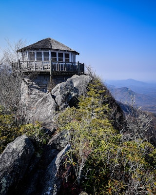 Hike to the Mount Cammerer Lookout Tower, Low Gap Trailhead