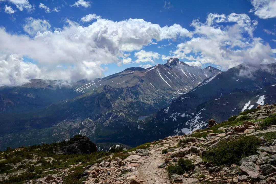 Flattop Mountain and Hallett Peak