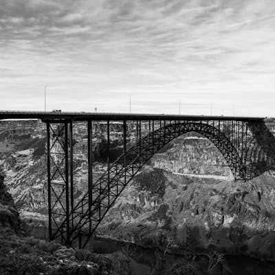 Photograph the Perrine Bridge and Perrine Coulee Falls