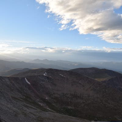Watch the Sunset from Mt Evans Road