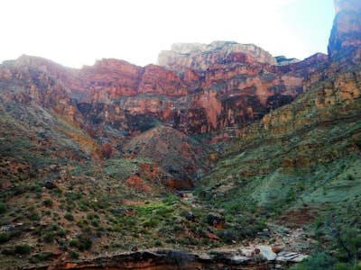 Backpack Hermit Trail into the Grand Canyon