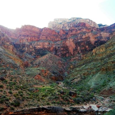 Backpack Hermit Trail into the Grand Canyon