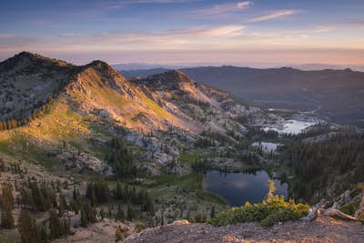Lake Catherine and Sunset Peak