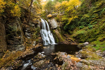 Hike to Bushkill Falls, Bushkill Falls Parking Area