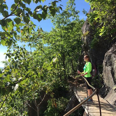 Precipice Trail of Champlain Mountain