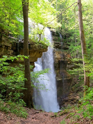 Hike through Virgin Falls State Natural Area, Virgin Falls Trailhead