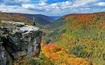 Hike to Lindy Point in Blackwater Falls State Park, Lindy Point Parking Lot