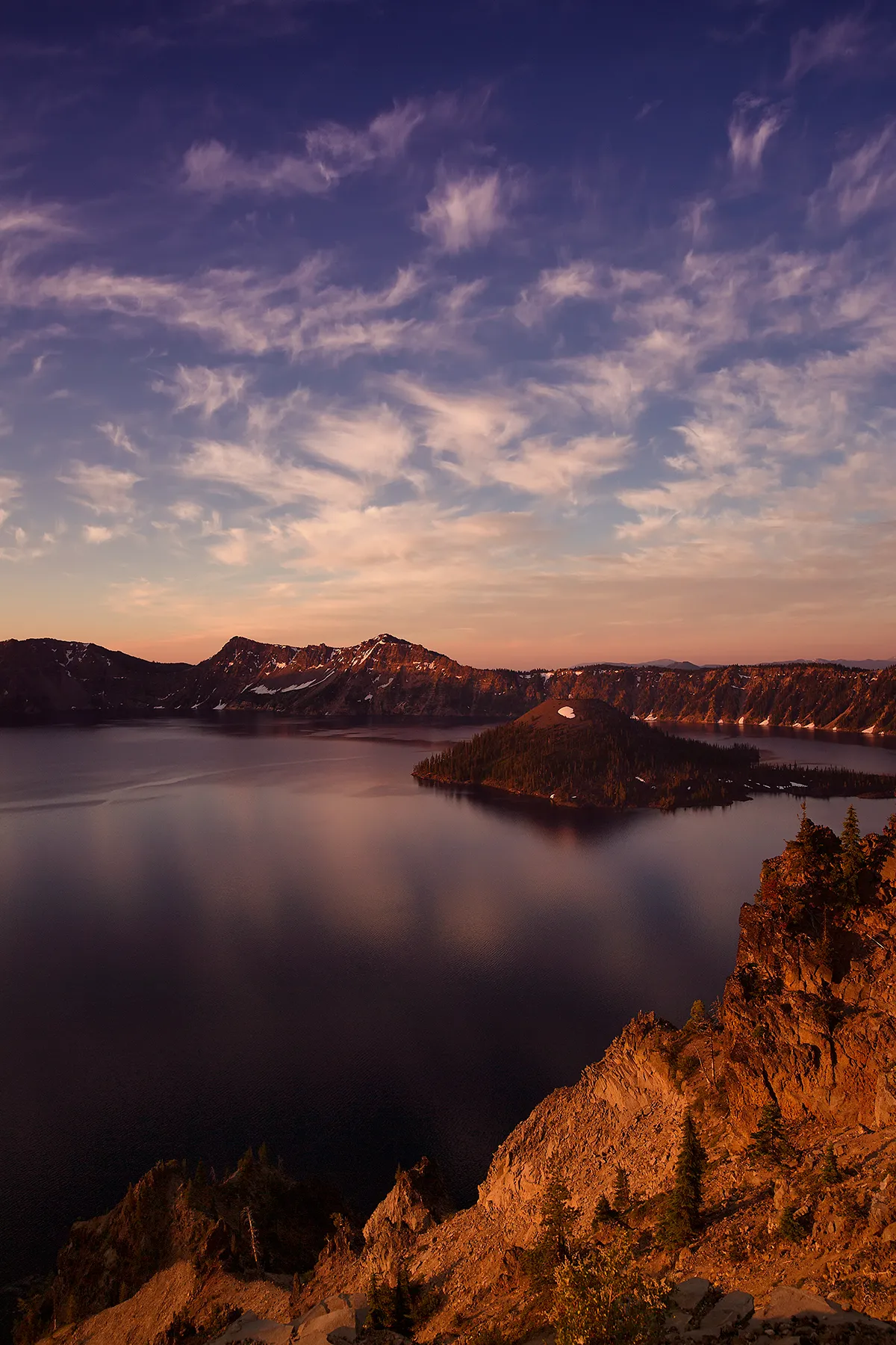 Watch the Sunrise at Crater Lake