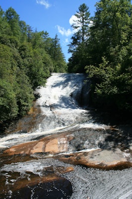 Hike to Warden, Jawbone, and Riding Ford Falls, Panthertown Trailhead