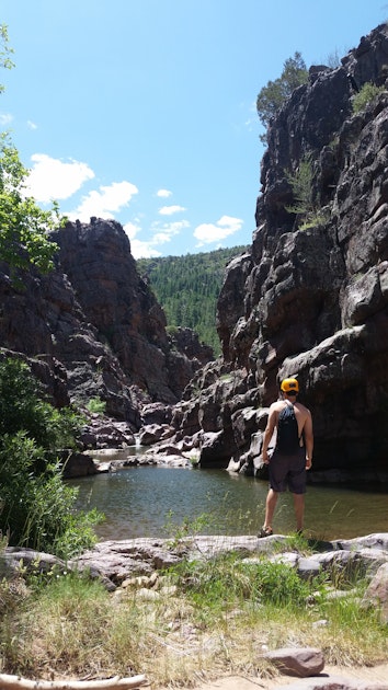 Canyoneering at Christopher Creek/Box Canyon, Payson, Arizona