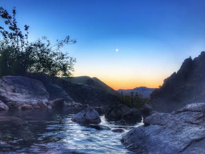 Hike & Soak in Goldbug Hot Springs