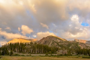 Camp at Junction Campground, Mono County 