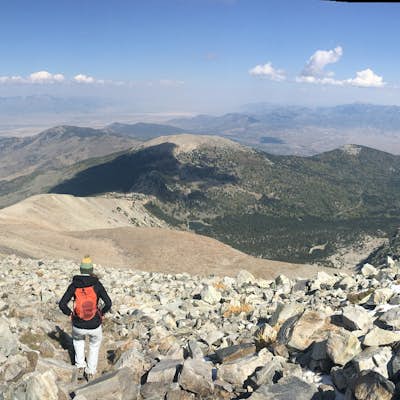 Wheeler Peak via Alpine Lakes Trailhead