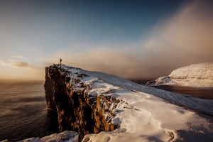 Hike to the Trøllkonufingur in the Faroe Islands