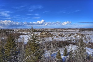 Camp in the Kleskun Hills