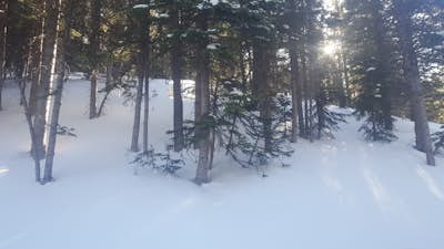 Hike/Snowshoe/Ski/Backpack to Lost Lake via Hessie Trailhead