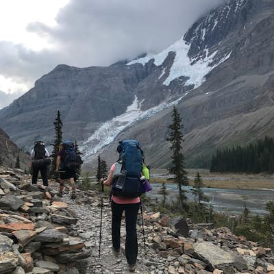 Hiking Berg Lake Trail - Mount Robson Provincial Park, British Columbia
