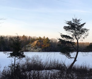 Hike to Long Pond Ell Pond Hopkinton Rhode Island