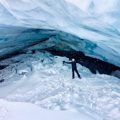 Find the Blackcomb Glacier Ice Cave