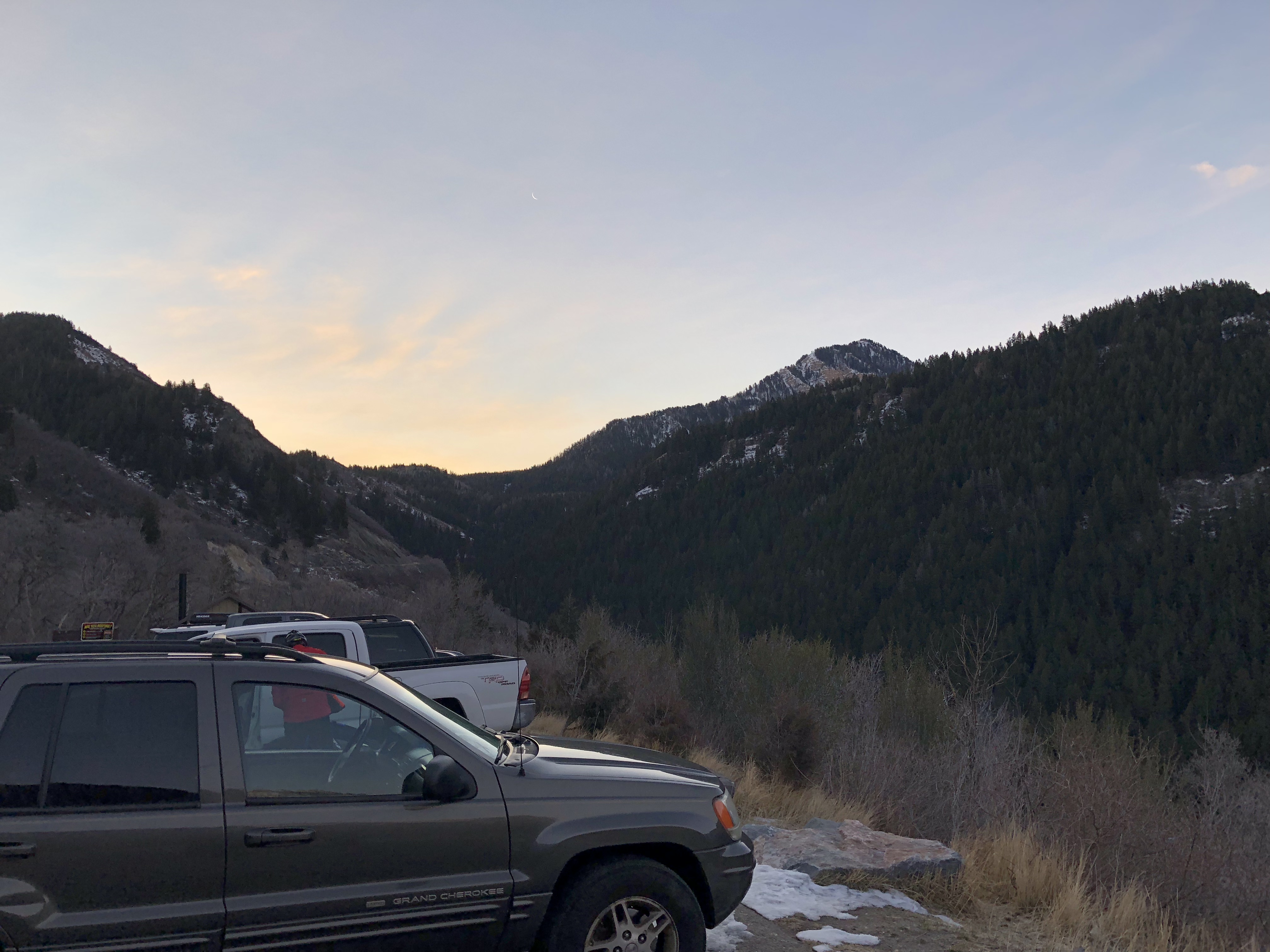 Sunrise over Mt. Timpanogos via Pine Hollow