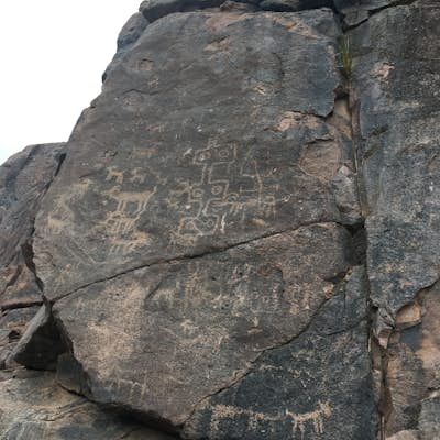 Peak 5057 via Hieroglyphic Trail