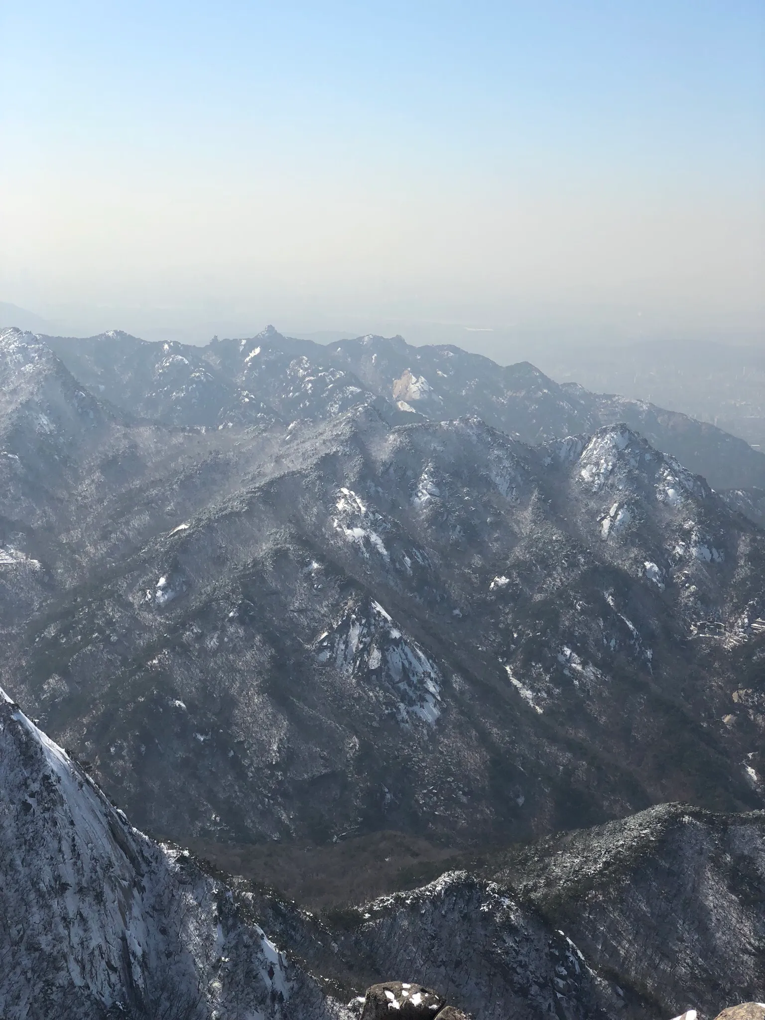 Summit Mt. Bukhansan (북한산)