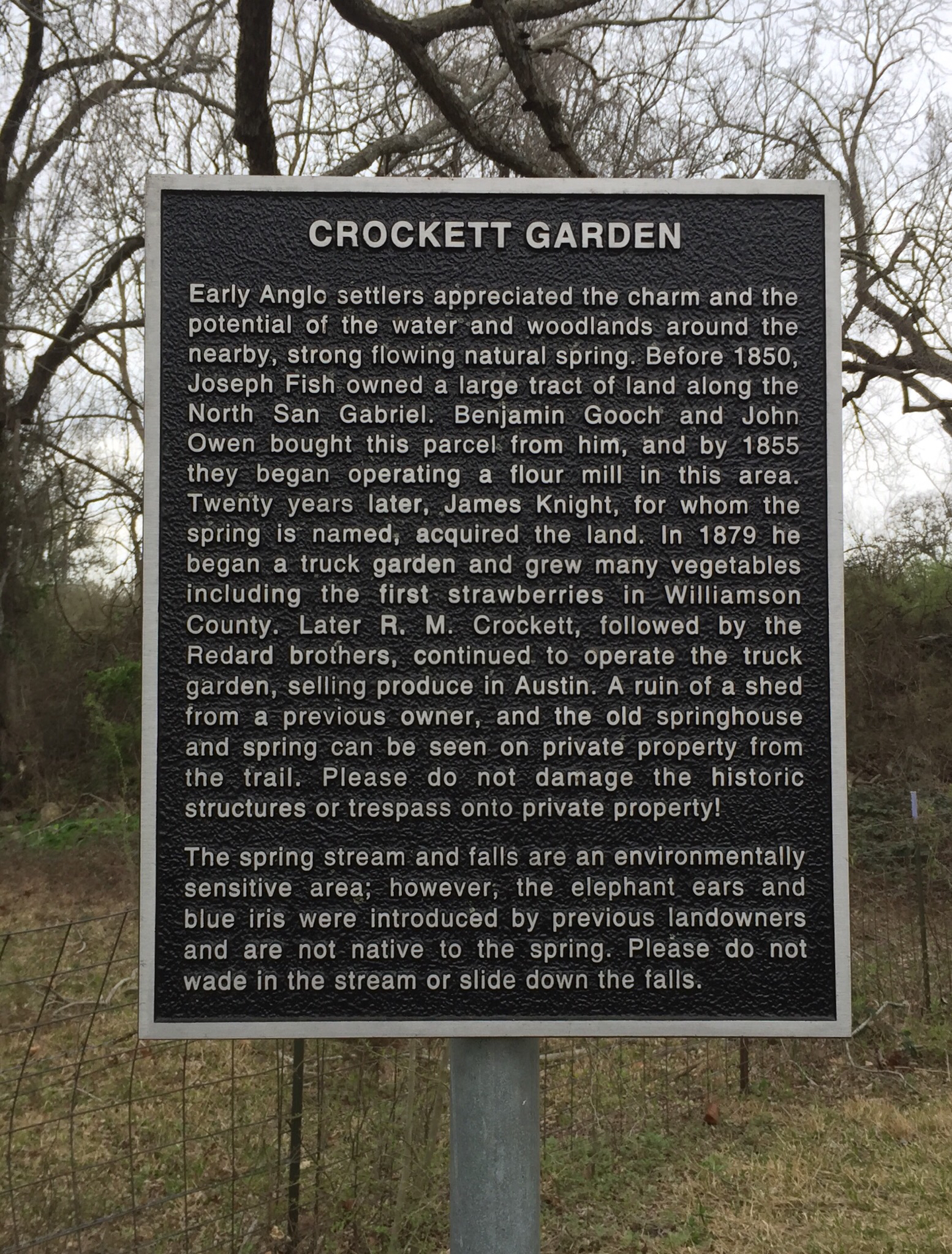 Crockett Gardens and Falls