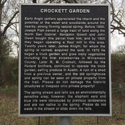 Crockett Gardens and Falls