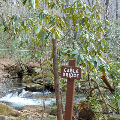 Hike the Asbury Trail to Moonshine Falls