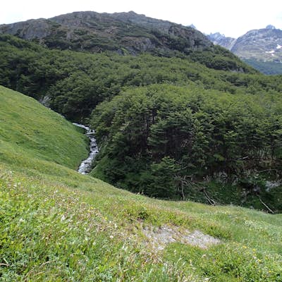 Hike to Laguna del Caminante via the Andorra Valley 