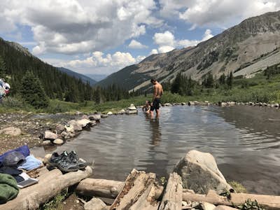 Conundrum Hot Springs via Copper Creek 
