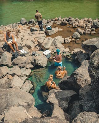 Relax in Black Rock Hot Springs