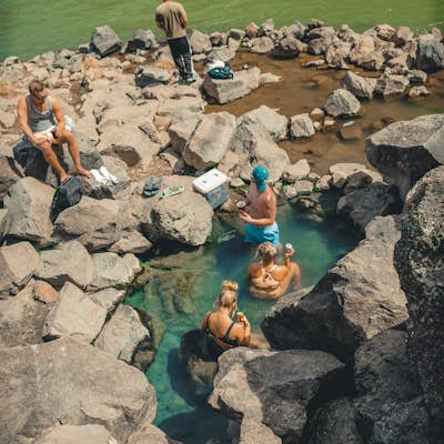 Relax in Black Rock Hot Springs
