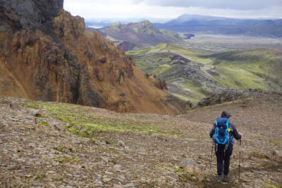 Landmannalaugar to Skogar Backpacking Trip in Iceland