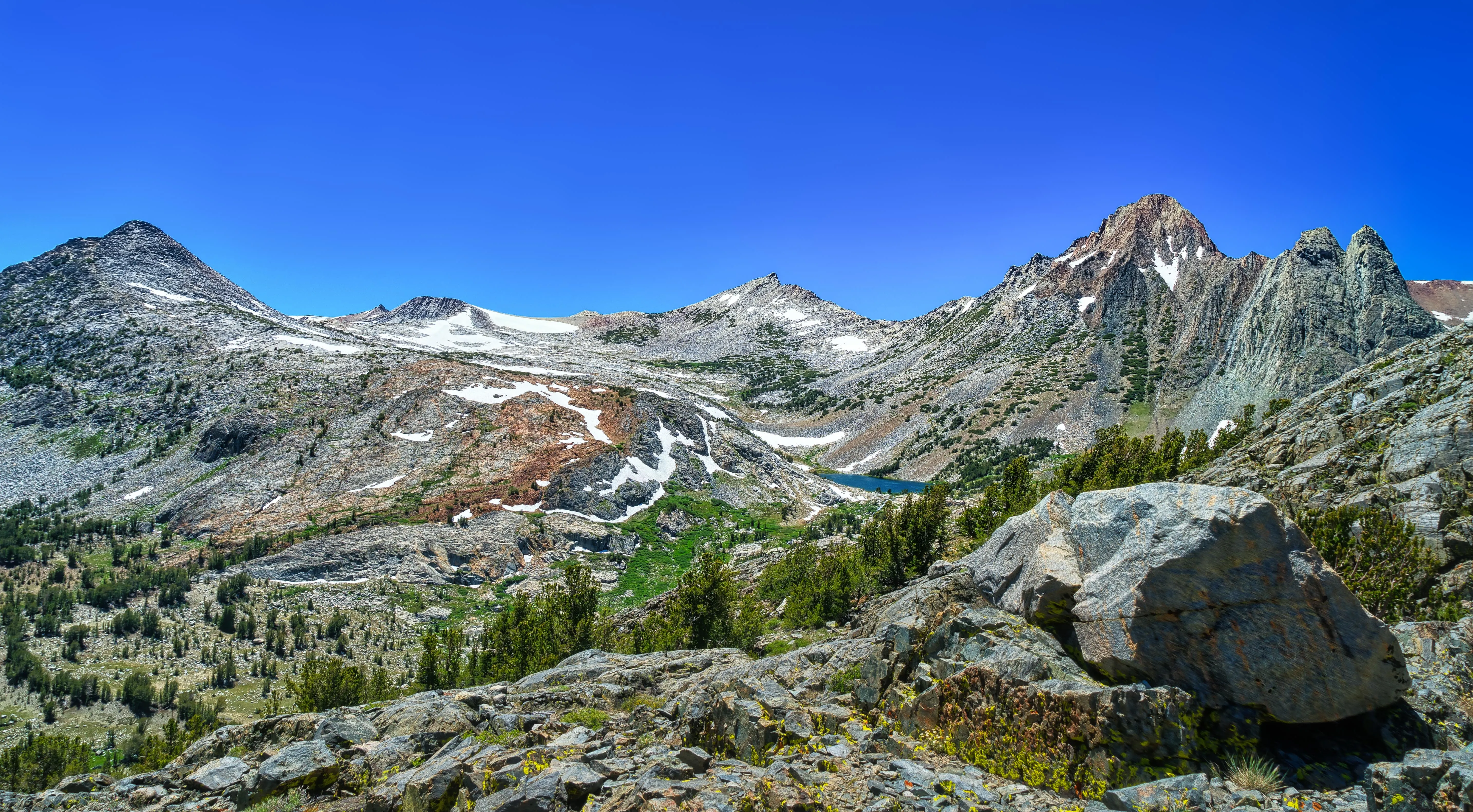 Backpack to Green Lake and Virginia Pass