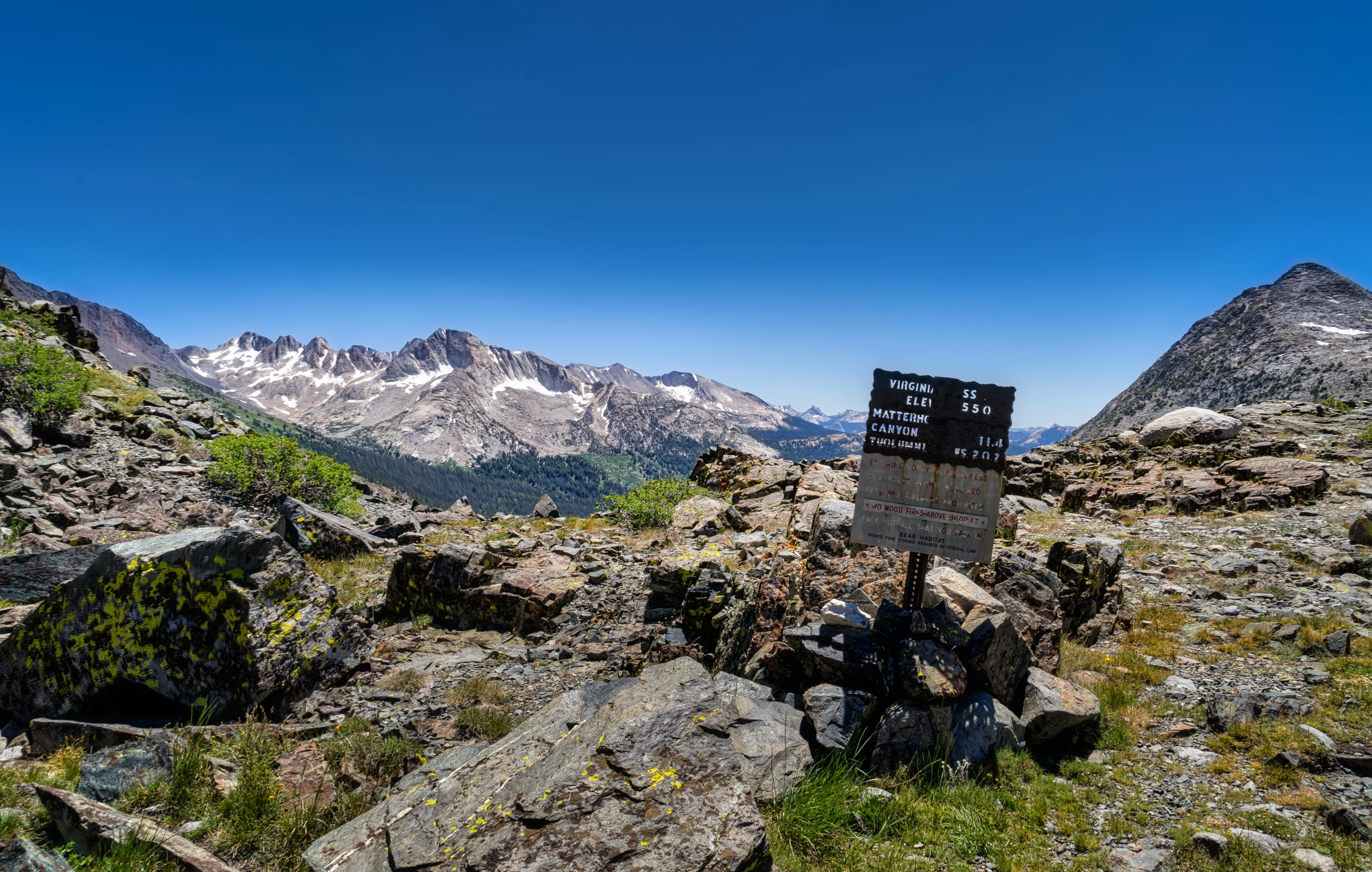 Backpack to Green Lake and Virginia Pass